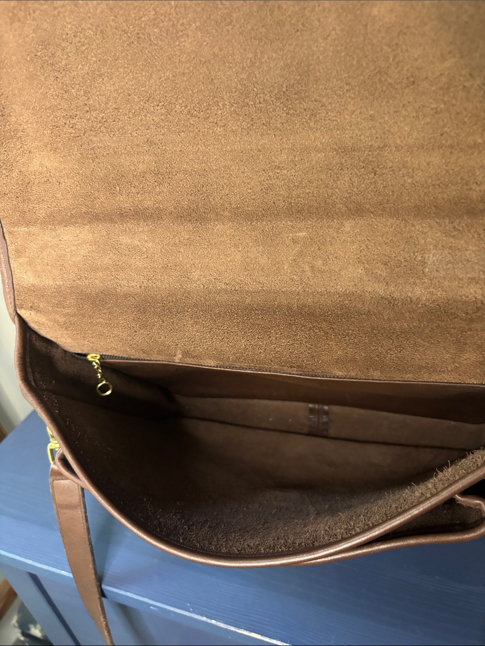 1999 COACH Brown Leather Colebrook Messenger Bag 5181 - Picture 7 of 8